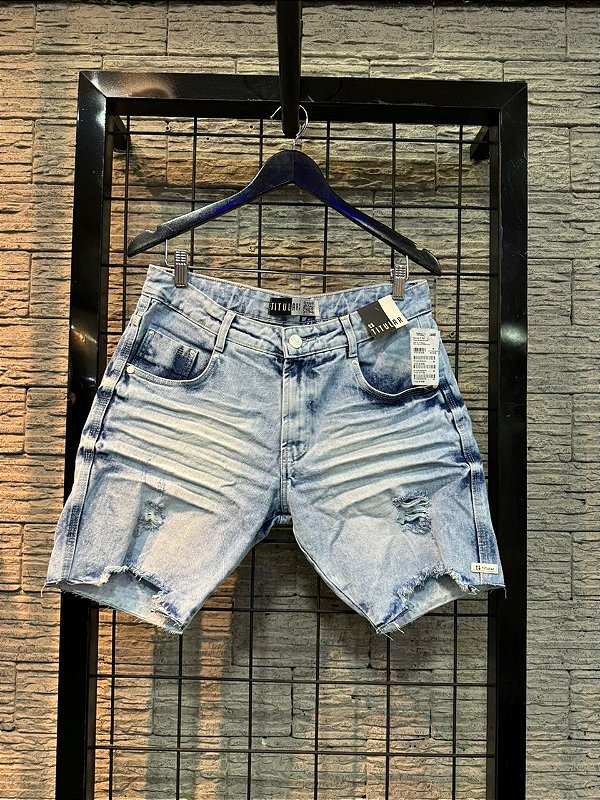 BERMUDA DESTROYED JEANS CLARA