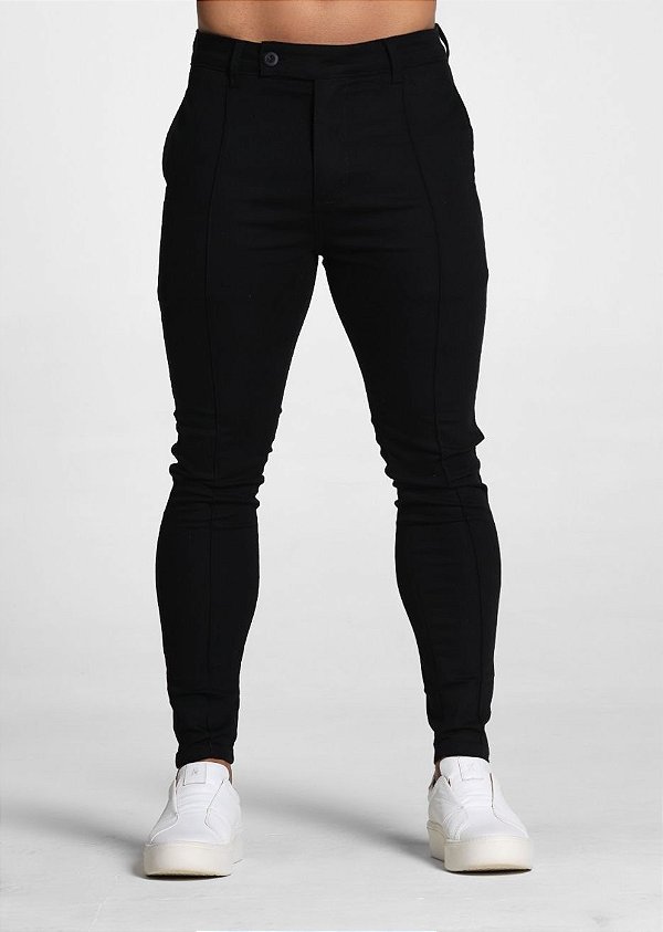 CALÇA SKINNY ALFAIATARIA PRETA