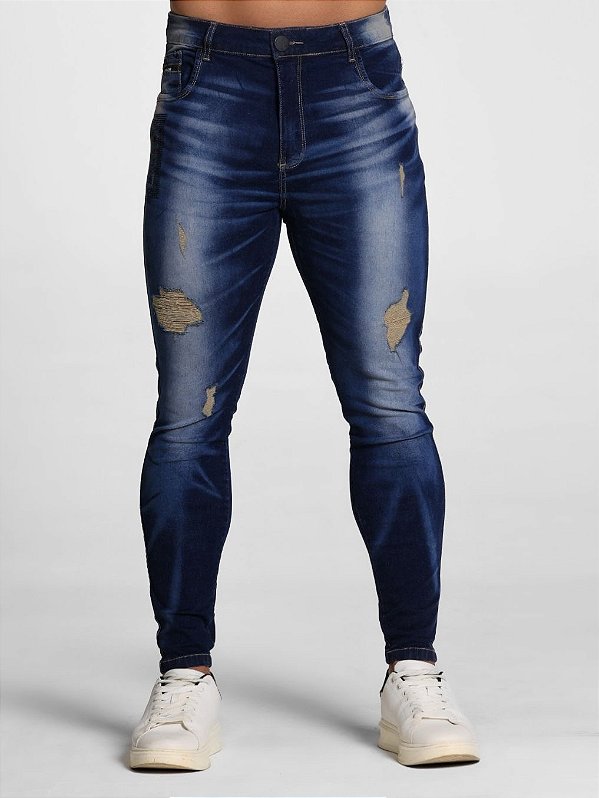 CALÇA SKINNY C/ ELASTANO JEANS