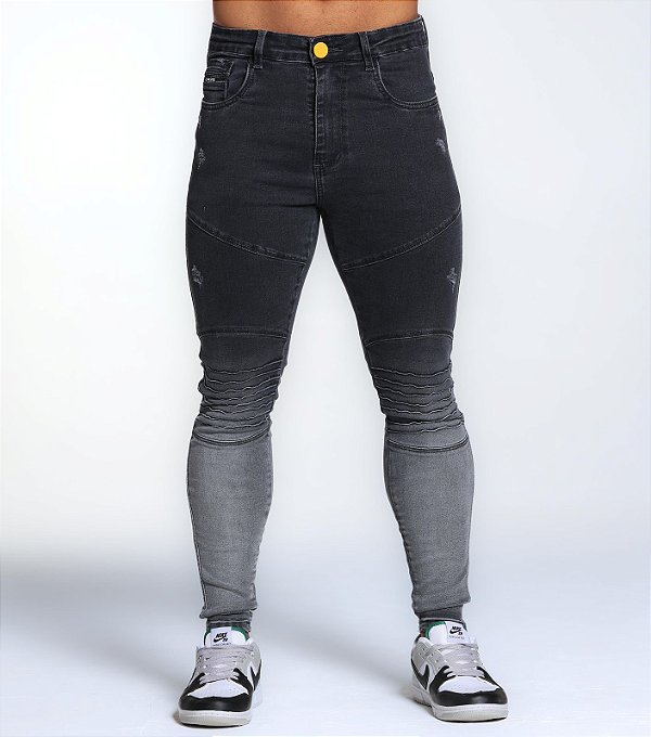 CALÇA SKINNY C/ ELASTANO DEGRADÊ
