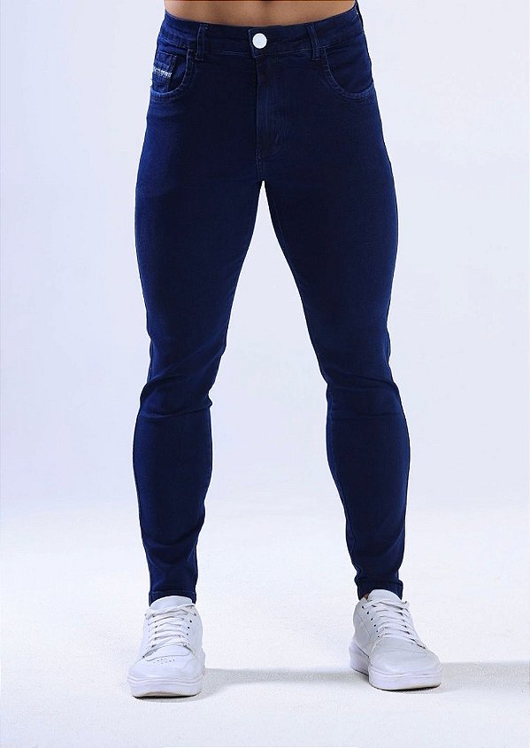 CALÇA SKINNY C/ ELASTANO ESCURA - PREMIUM