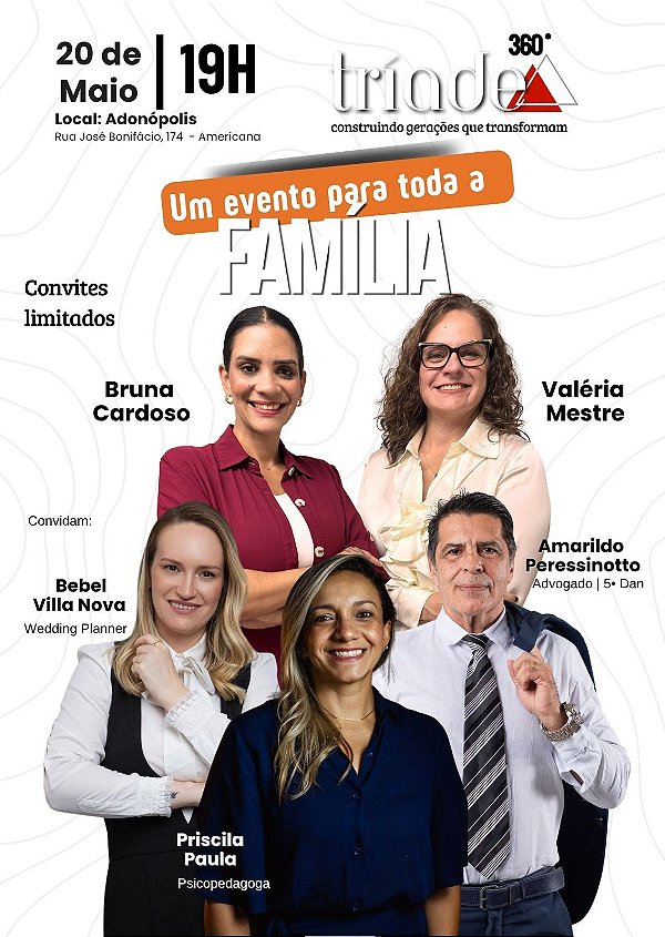 Ingresso evento - Tríade 360° - 20/05/2026
