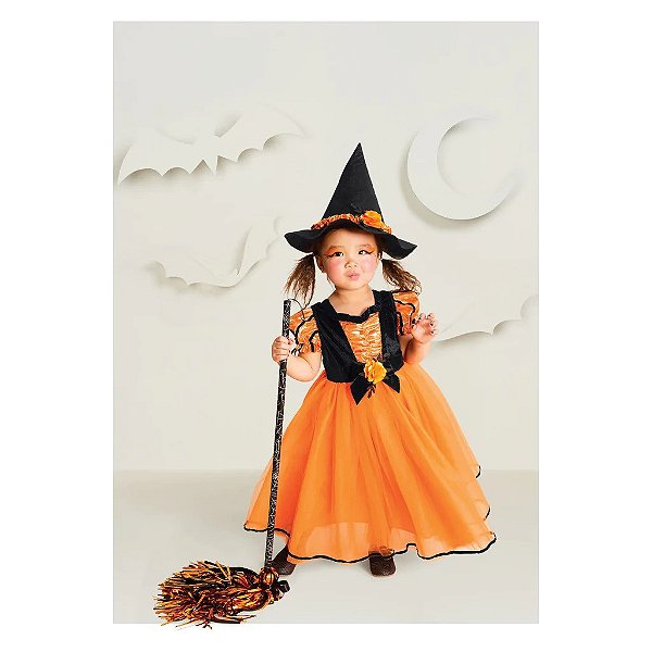 Fantasia Bruxa Halloween - Baby & Kids USA - Importados infantis