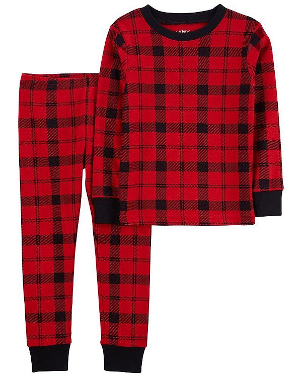 Feminino vermelho pijamas conjunto grandes jardas M-XXL pijamas