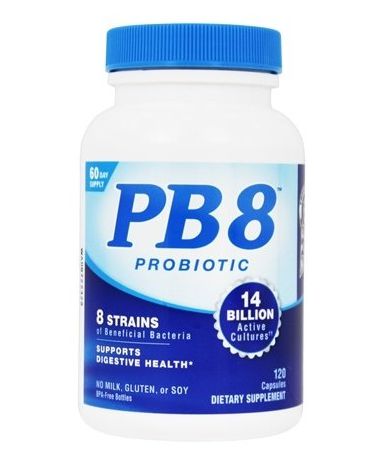 PB8 Probiótico Para a Saúde Digestiva 14 Bilhões de UFC - 120 Cápsulas