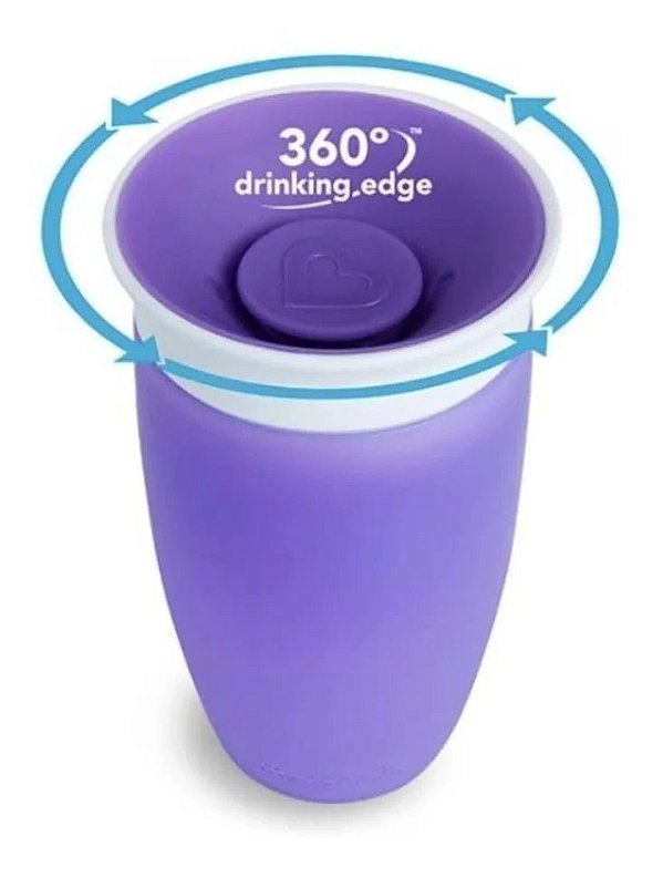 Copo Munchkin para Treinamento e Transição 360 Miracle Cup Rosa