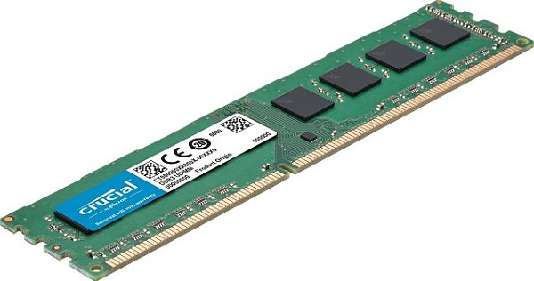 Crucial Memória de desktop RAM 8GB DDR3 1600 MHz CL11 CT102464BD160B