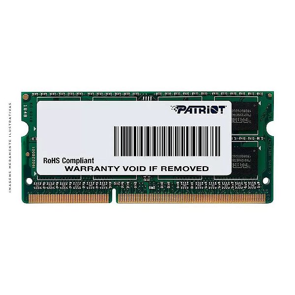 MEMORIA PATRIOT 4GB 1600MHZ DDR3 PSD34G1600L81S - PATRIOT