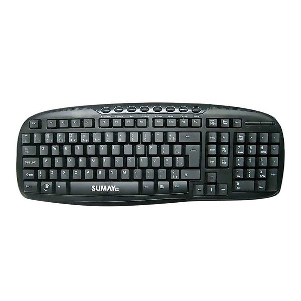 TECLADO MULTIMIDIA USB SM-TM1303 - SUMAY