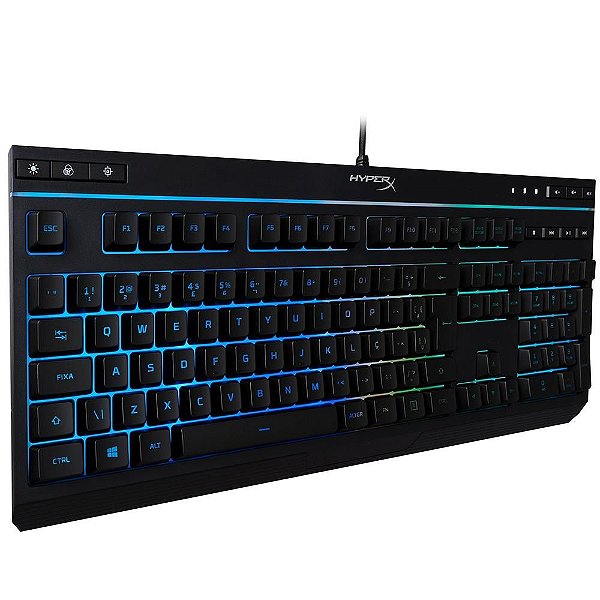 Teclado Gamer HyperX Alloy Core, RGB, ABNT2 - HX-KB5ME2-BR