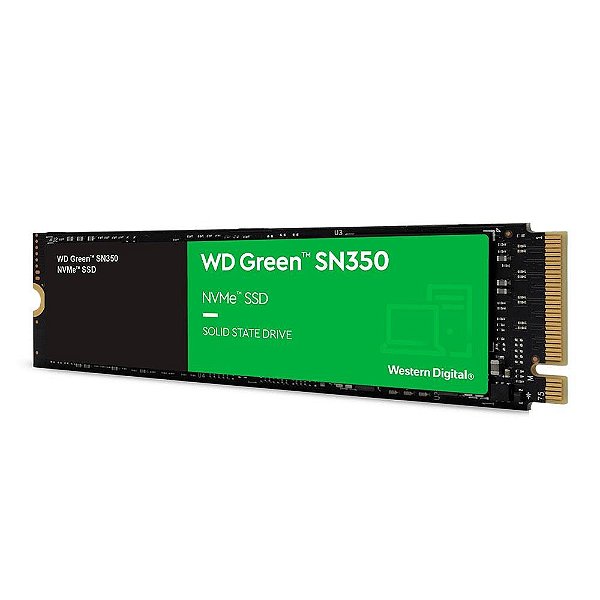 SSD WD GREEN SN350 NVME 240GB PRETO WDS240G2G0C - WESTERN DIGITAL