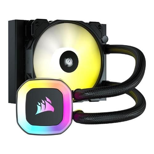 Water Cooler Corsair H55, RGB, 120mm, Intel e AMD, Preto