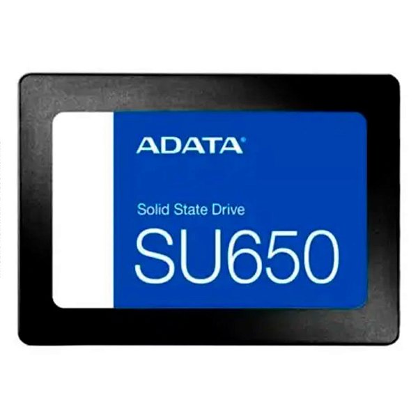 SSD Adata SU650, 240GB, Sata III, Leitura 520MB/s e Gravação 450MB/s