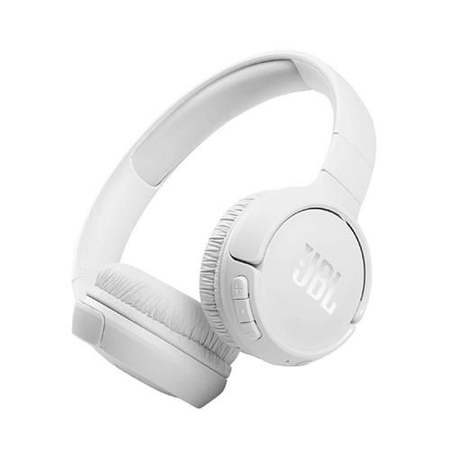 Fone de Ouvido Bluetooth JBL Tune 520BT, Drivers 33mm, Pure Bass, On-ear, Branco