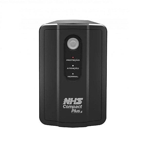 Nobreak NHS Compact Plus 4 Senoidal, 1200VA, Entrada Bivolt, Saída 120V, com 2 Baterias