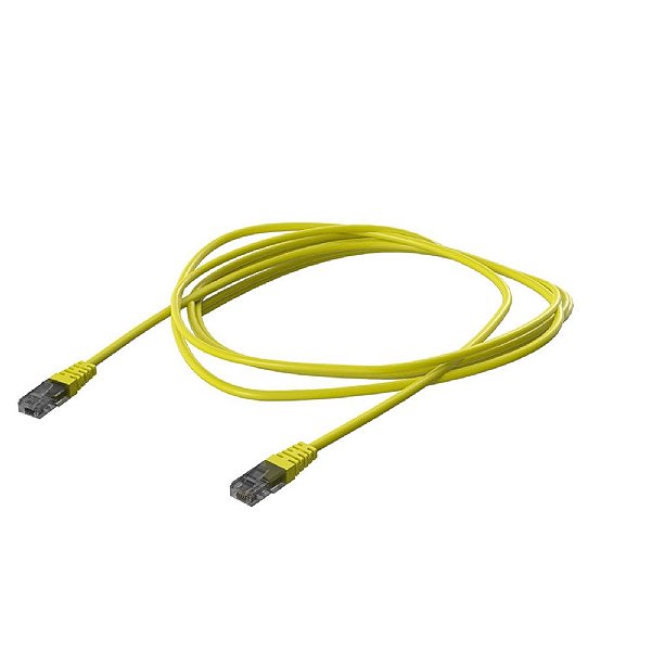Patch Cord 2Flex, UTP, Cat5E, 5 metros, Amarelo - 2F-CAT5-5M-YL