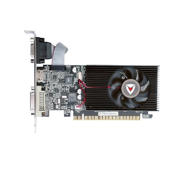 Placa de Vídeo Valianty GeForce GT 610, 1GB GDDR3, 64-Bit, Preto