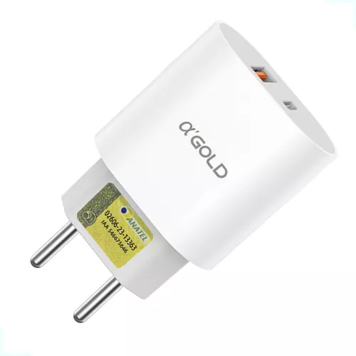 Carregador Turbo USB-C + USB-A CA47-5 - A'Gold