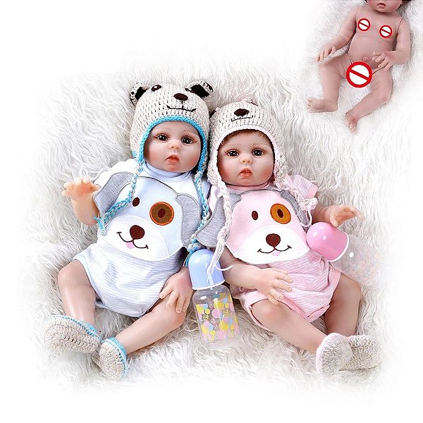 Bebe Reborn Gemeos Corpo De Silicone Bebe Reborn Shop