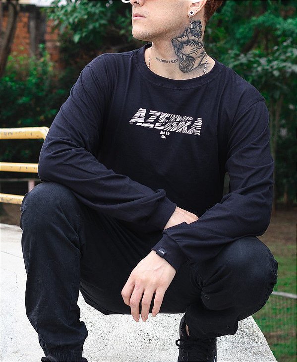 Camiseta Zebrada M. Longa