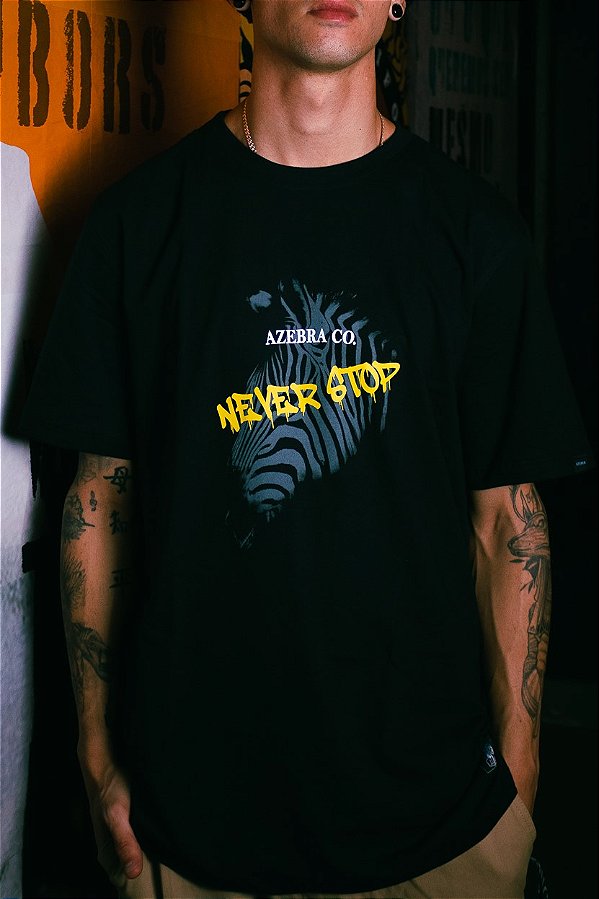 Camiseta Never Stop