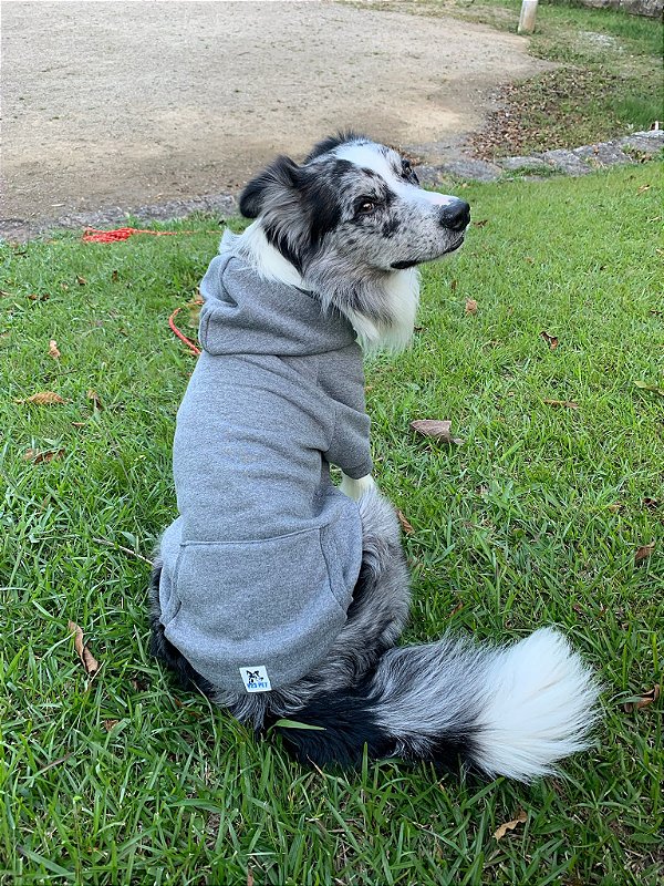 Moletom para Pets - Cinza Mescla