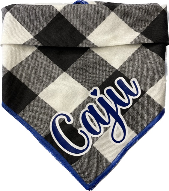 Bandana com Nome Personalizado - AZUL