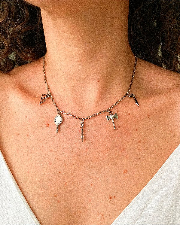 Choker Ferramentas dos Orixás – Umbanda e Candomblé | Elegância e Representatividade