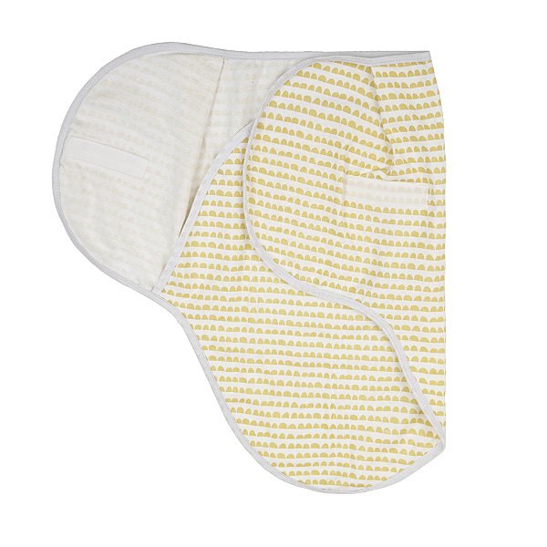 Cueiro Swaddle Ajustável Papi Composê 70cmx62cm - Montanhas