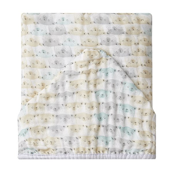 Toalhão de Banho Soft Premium c/ Capuz - Urso