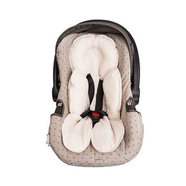 Capa Anatômica para bebê conforto e carrinho - Bege