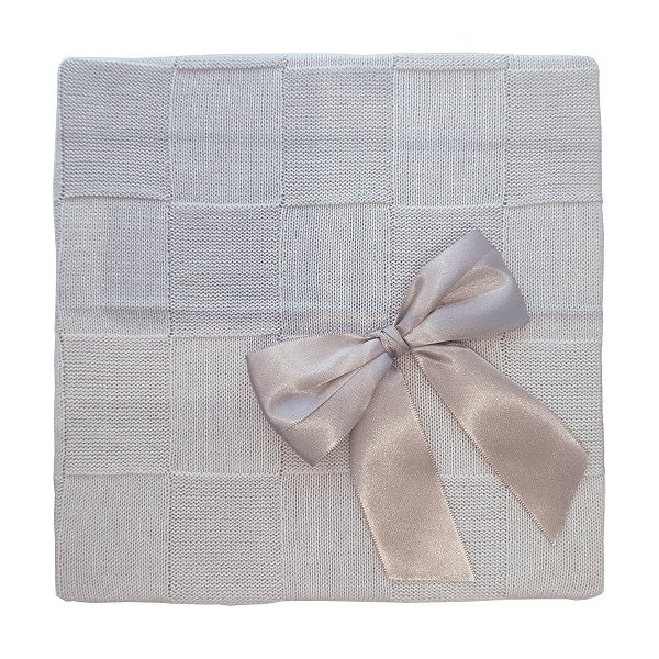 Manta Tricot Michelle Baby 80x80 - Bege