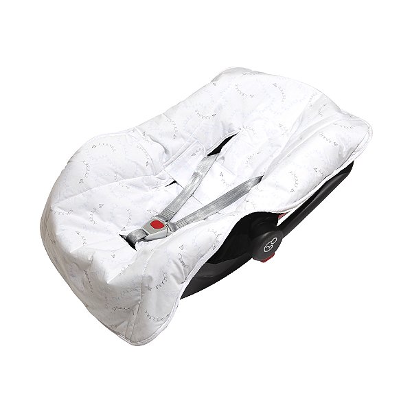 Capa Acolchoada Para Bebê Conforto e Carrinho Mami - Avião de Papel