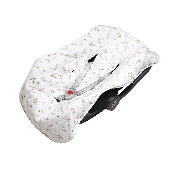 Capa Acolchoada Para Bebê Conforto e Carrinho Mami - Primavera