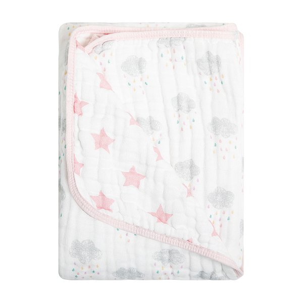 Cobertor Papi Soft Estampado 1,0m x 80cm - Chuvinha Colorida