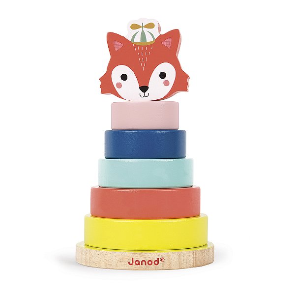 Raposa de Empilhar 7 Peças Baby Forest - Janod