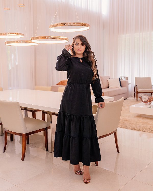 VESTIDO - DIAMANTE NEGRO