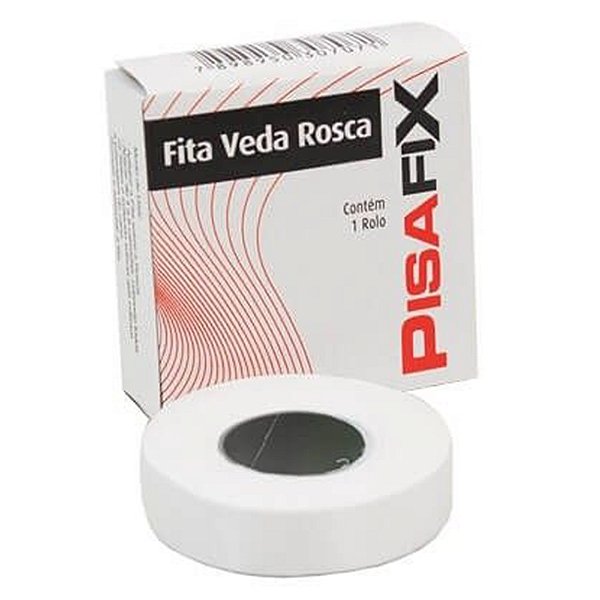 Fita Veda Rosca 10 Metros 18mm Pisafix