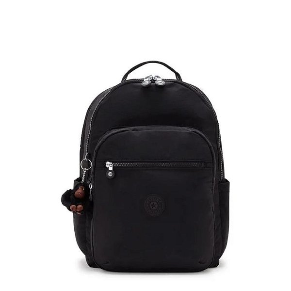 MOCHILA KIPLING SEOUL COLLEGE TRUE BLACK