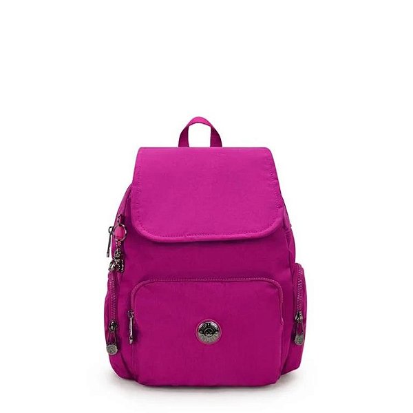 MOCHILA KIPLING CITY ZIP FUCHSIA NIGHT