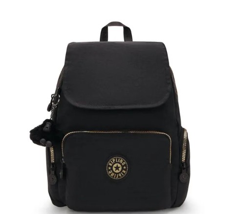 MOCHILA KIPLING CITY ZIP S GLORIOUS GOLD