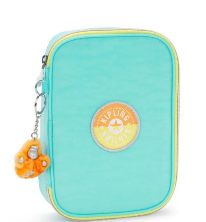 ESTOJO KIPLING 100 PENS  POPPY AQUA