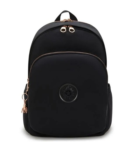 MOCHILA KIPLING DELIA M BLACK ROSE SPIC