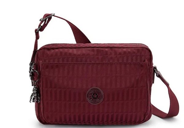 BOLSA KIPLING ABANU M MAROON TILE  VINHO