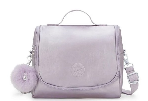 LANCHEIRA KIPLING NEW KICHIROU LILAC METALLIC