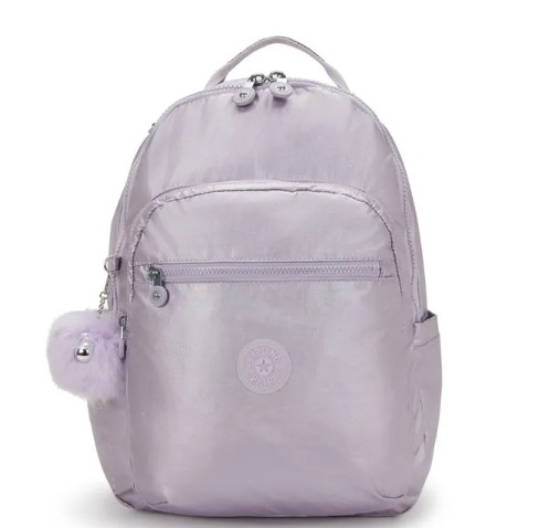 MOCHILA KIPLING SEOUL LILAC METALLIC