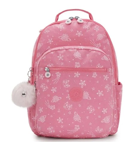 MOCHILA KIPLING SEOUL GALAXY PINK