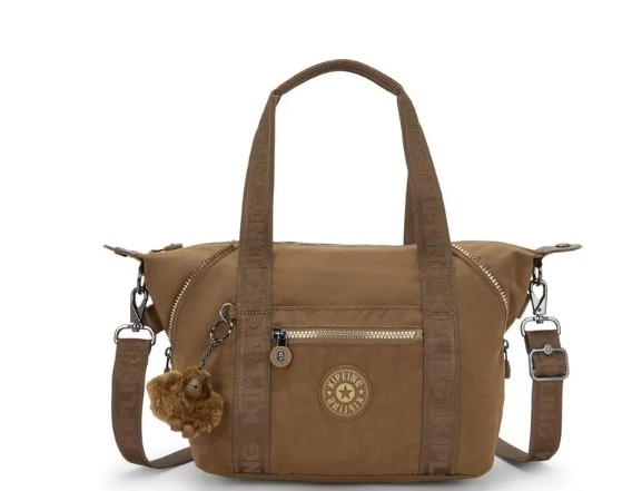 BOLSA KIPLING ART MINI GLORIUS KHAKI  MARROM