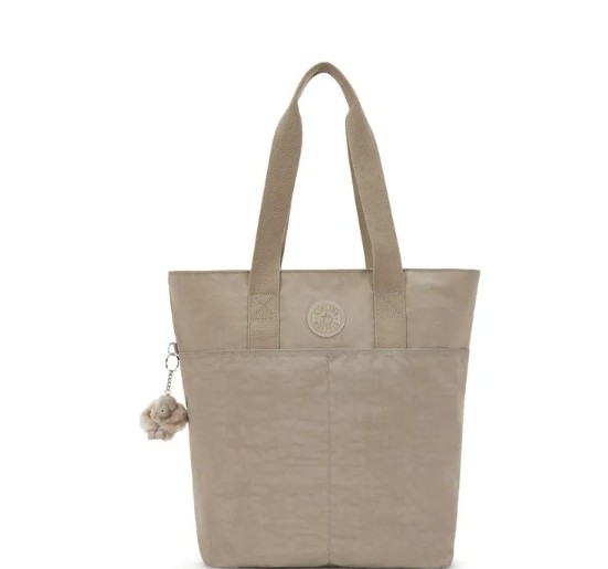 BOLSA KIPLING HANIFA SOFT TAUPE BEGE