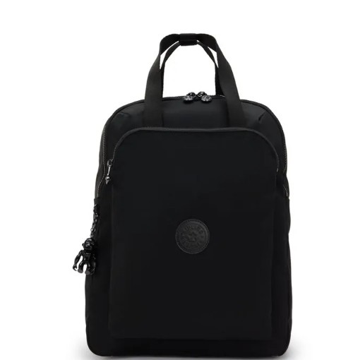 MOCHILA KIPLING KAZUKI L INFITE BLACK PRETO